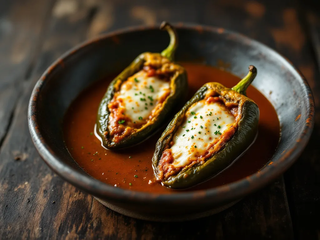 Chiles rellenos de queso