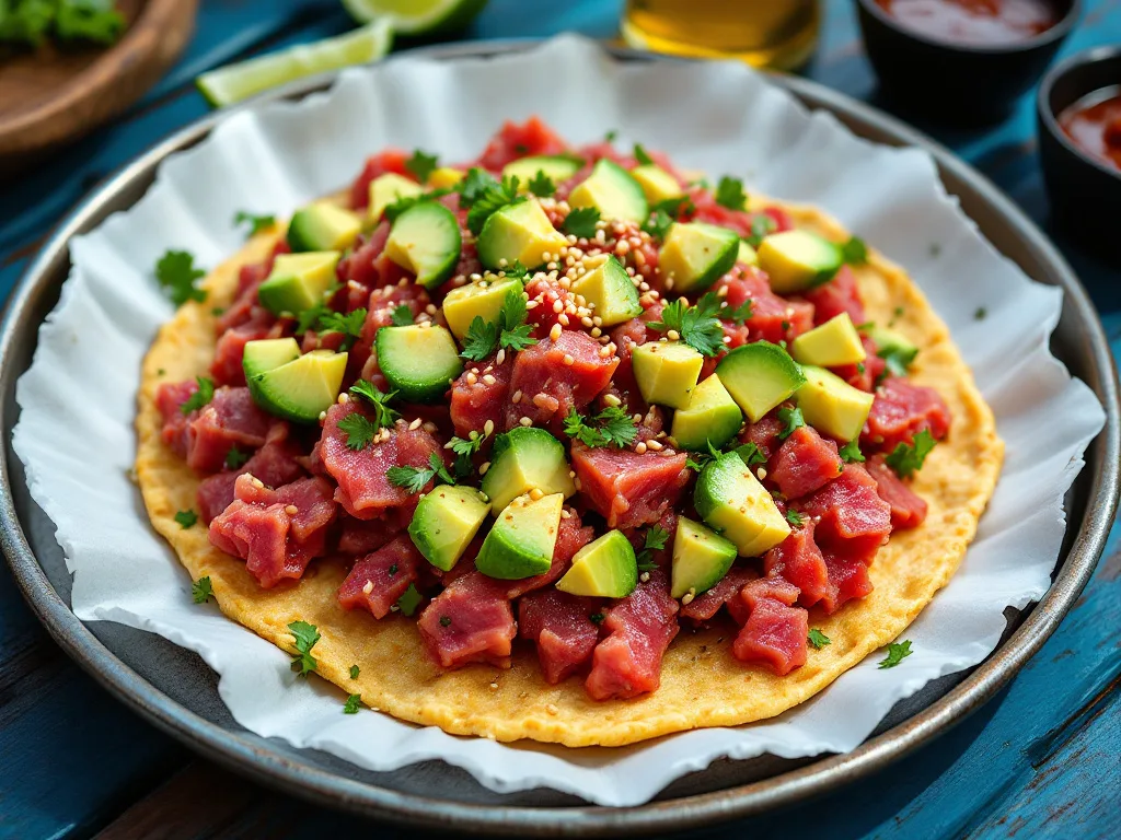 Tostada de atún